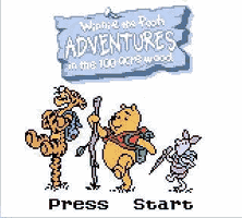 Winnie the Pooh - Adventures in the 100 Acre Wood Title Screen